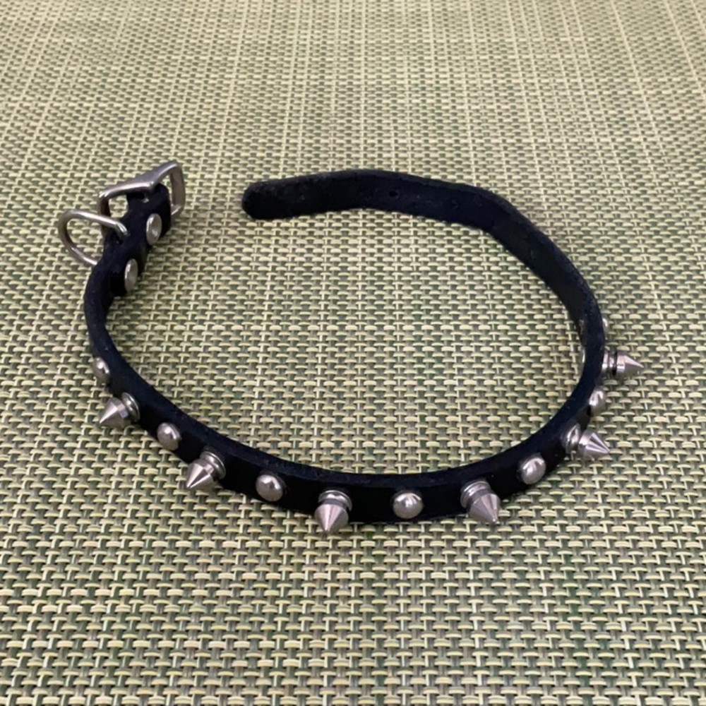 Leather Metal Stud Cat/Small Dog Collar